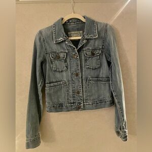 Abercrombie & Fitch light/medium jean jacket, size medium.
